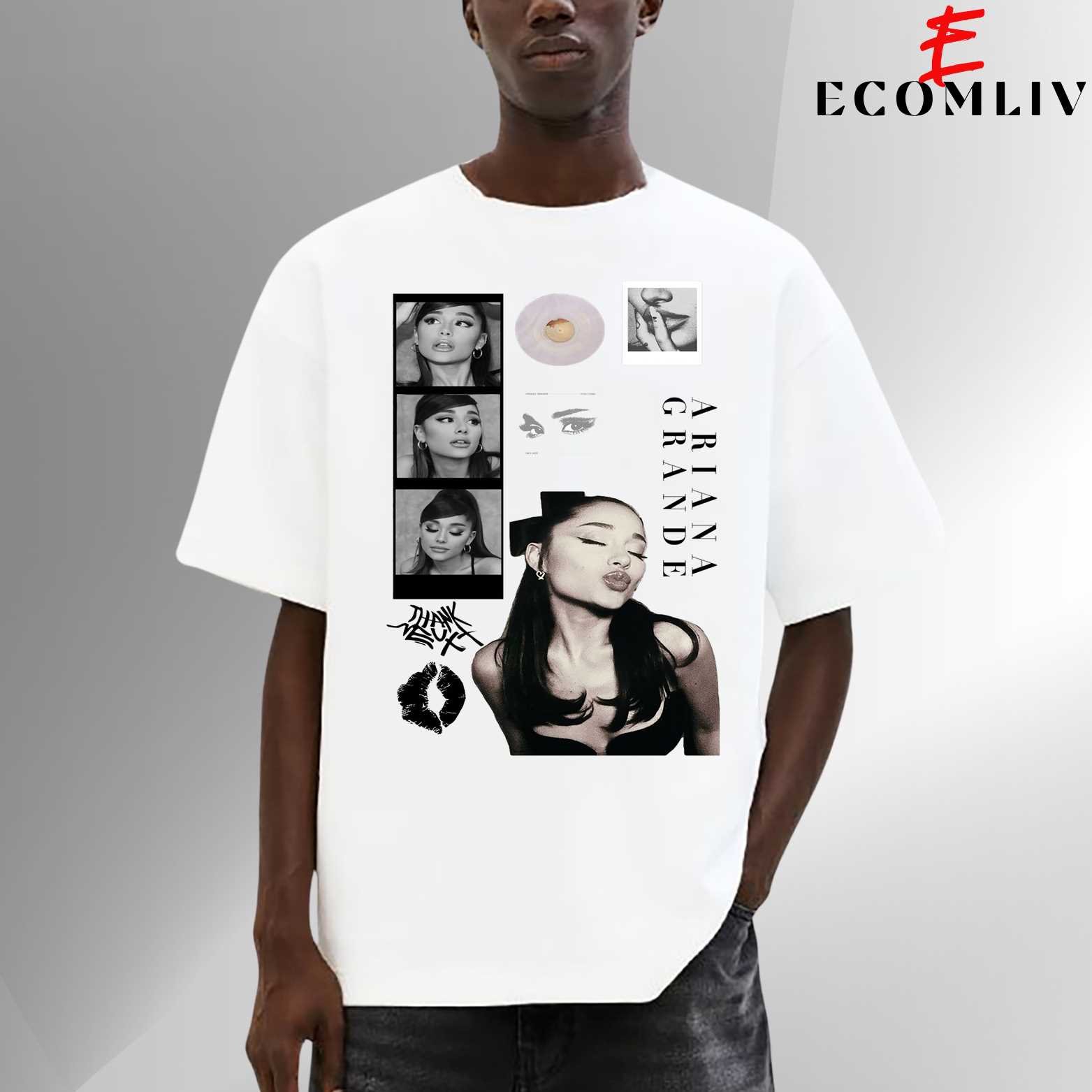 Ariana Grande Thank U Next T-Shirt, Album Fan Tee, Pop Streetwear
